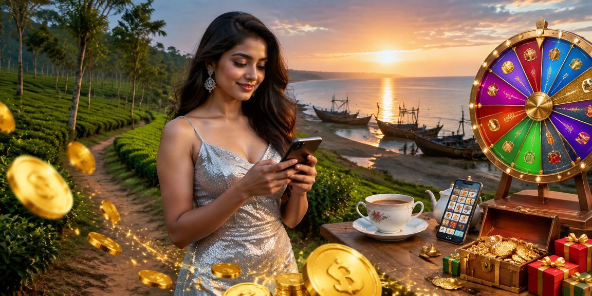 কক্সবাজারের চা বাগানে লাকি ড্র লটারির পরিবেশ