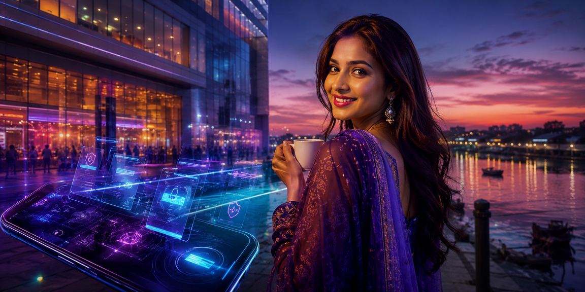 কুমিল্লায় মোবাইলে লটারি খেলছেন একজন ব্যবহারকারী